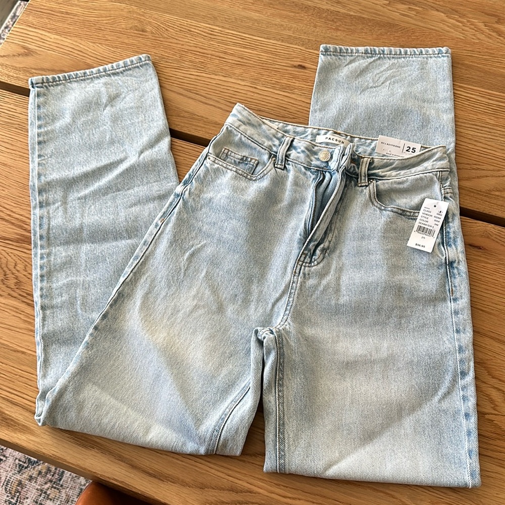 NWT PACSUN 90’s boyfriend jeans SZ 25 Wash: seawater II